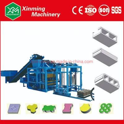 Qt4-25 Automatic Hollow Solid Paving Interlock Brick Making Machine Concrete Block Making Machine for Sale