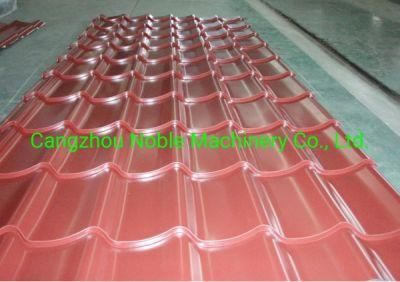 High Quality 1100 Arc Glazed Tiles Roofing Sheet Roll Forming Machine