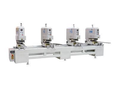 High Configuration UPVC Window Profiles Four Heads Seamless Welding Machine