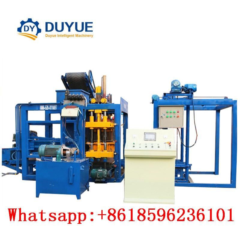 Fully Automatic Hydraulic Block Mould Machine Qt4-20 Brick Paver Machine Hollow Block Mould Machine in Africa, Bangladesh, Ethiopia