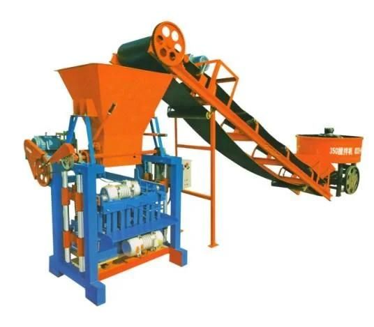 Simple Operation Qmj4-35c Concrete Cement Hydraulic Paving Brick Block Machine