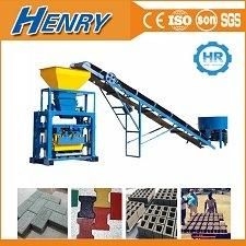 Qt40-1 Semi-Automatic Vibrating Concrete Block Machine