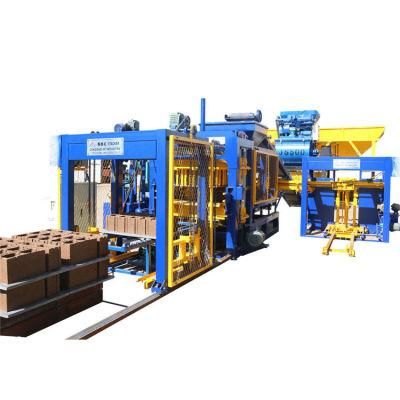 Hydraulic Qt6-15 Concrete Cement Hollow Block Brick Making Machine Shop