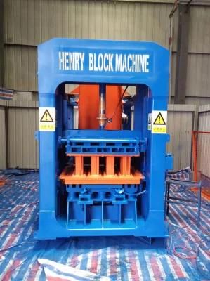 Henry Qt6-15 High Quality Fully Automatic Hydraulic Concrete Hollow Block Machine Cement Paver Machine Curbstone Making Machine Line