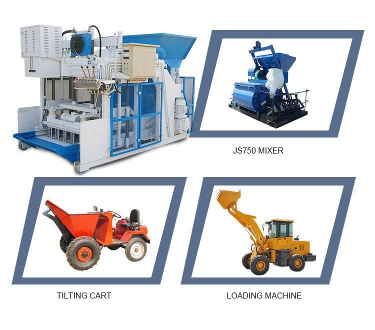 Qmy12-15 Mobile Cement/Concrete Block /Brick Making Machine in China