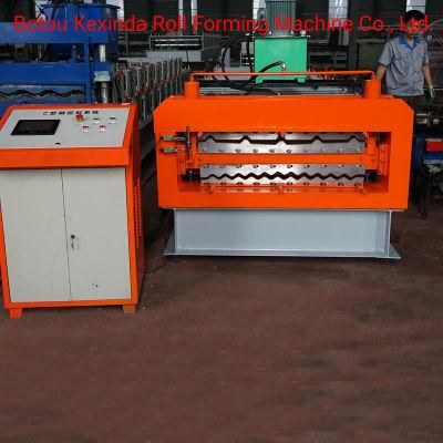 Double Deck Layer Metal Roof Panel Cold Roll Forming Machine
