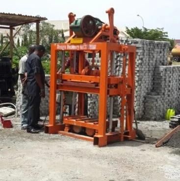 Qtj4-40 Small Scale Industries Concrete Block Making Machinery