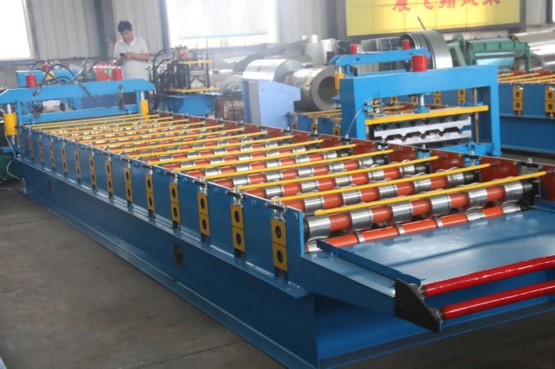 Rib Design Roofing Sheet Rolling Machine