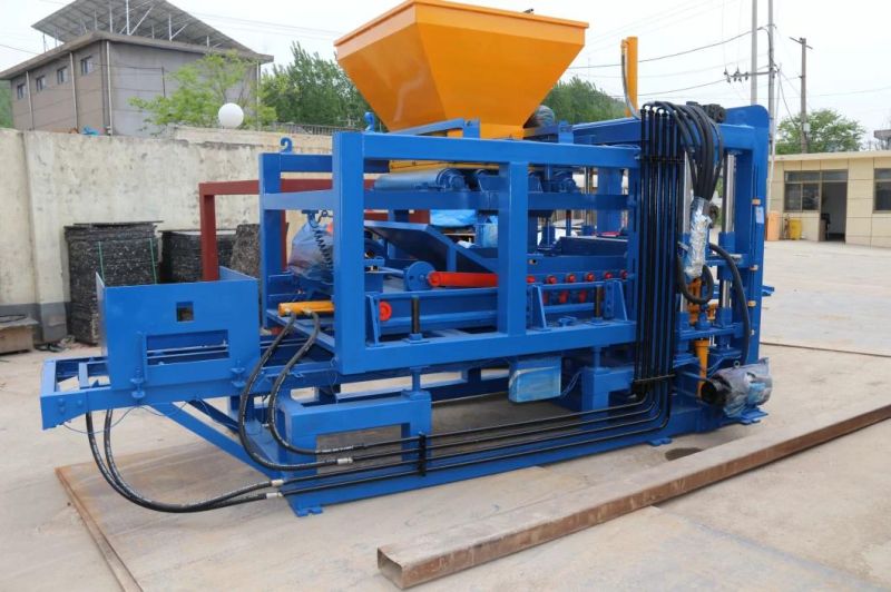 Qt4-15 Fully Automatic Paver Moulding Block Machine Hollow Brick Making Machinery