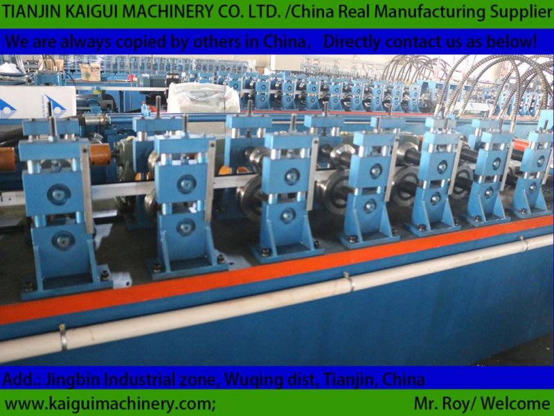 New Arrival Chain or Worm Gearbox Transmission T Grid Roll Forming Machine