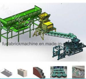 Pakstan Price Qt4-15 Fully Automatic Stone Paver Brick Machine