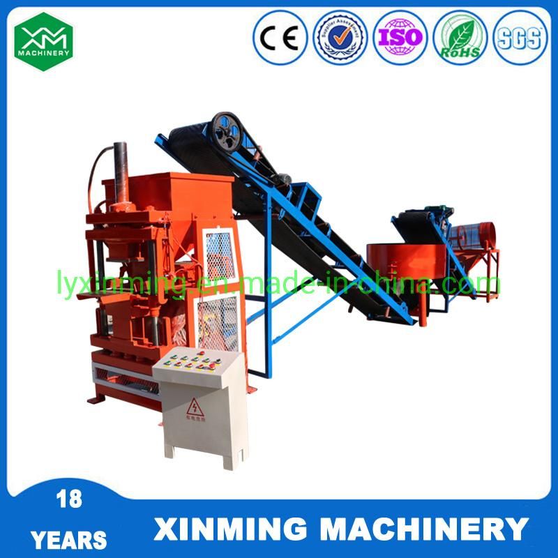 Wide Used Xm2-40 Clay Interlocking Brick Machine Hyfraform Block Making Machine in India