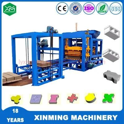 Good Quality Qt4-15 Automatic Concrete Cemeng Hollow Solid Paving Brick Making Machine for Construction Materials