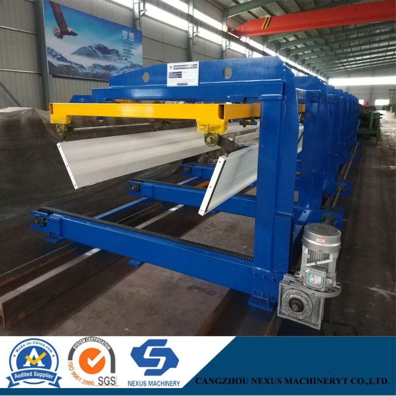 Colored Steel Roof Panel Wall Sheet Auto Stacker Machine for Roll Forming Line