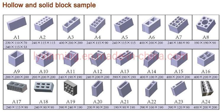 Factory Price Qmy4-45 Easy Move Concrete Cement Hollow Soild Pavement Block Making Machine for Construction Materials