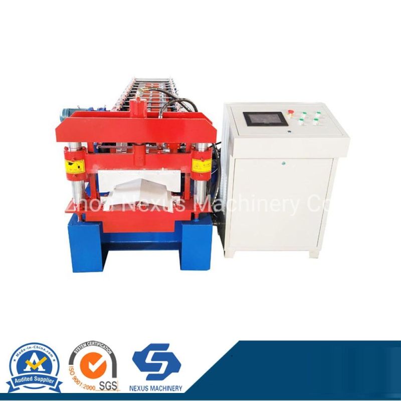 Ridge Tile Roll Roof Ridge Cap Forming Machine China Manufacturer