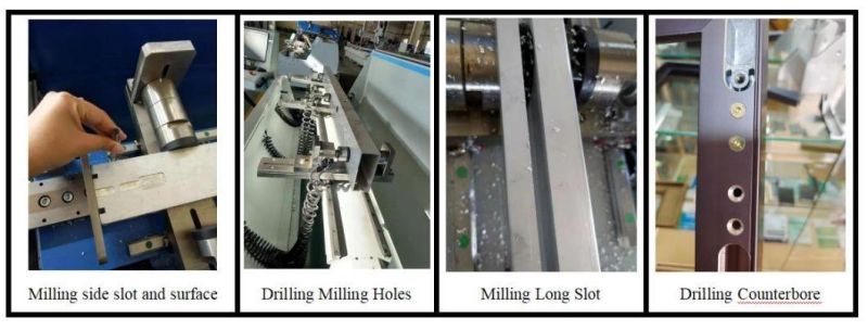 Aluminium Profile CNC Drilling Milling Machine for Aluminum Curtain Wall and Furniture