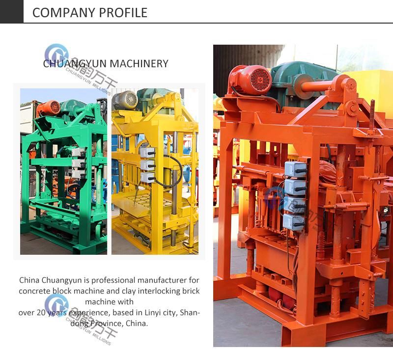 Qt 4-40 Small Concrete Brick Moulding Making Machine