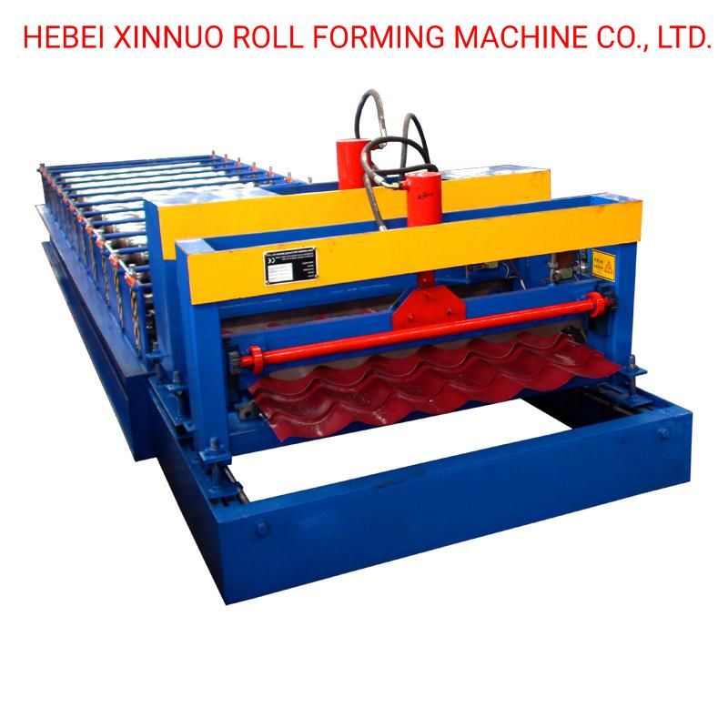 High Speed 1100 Glazed Tile Forming Floor Tile Making Pressing Polish Cold Roll Forming Machine