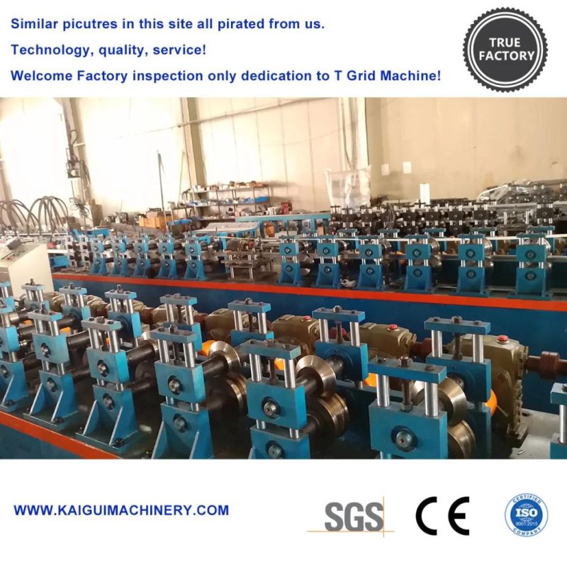 Automatic Ceiling T Grid Roll Forming Machine for Main Tee, Cross Tee