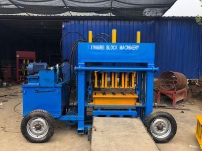 Wear-Resistant Movable Qt4-30 Hydraulic Concrete Block Making Machine Price List