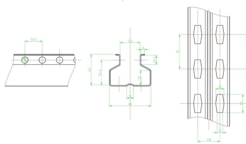 Shelves Rack Pillar Beam Upright Pillar Roll Forming Machine Rack System Forming Machine for Warehouse