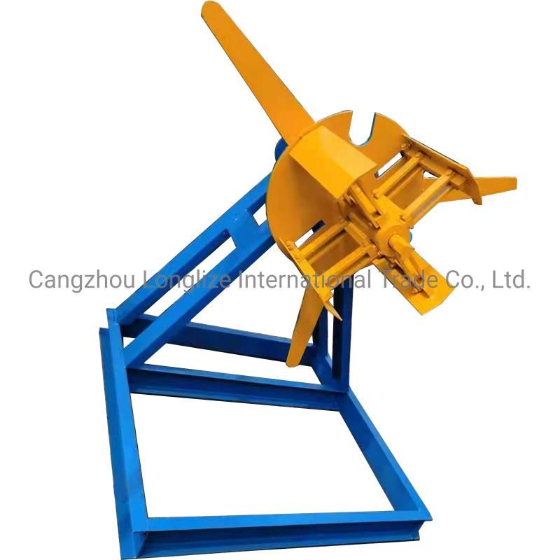 Manual Simple Uncoiler for Metal Steel Coils Decoiler