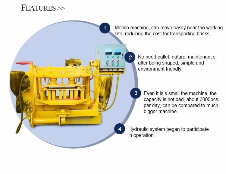 Egg Laying Block Machine Concrete Hollow Block Machine Without Pallets