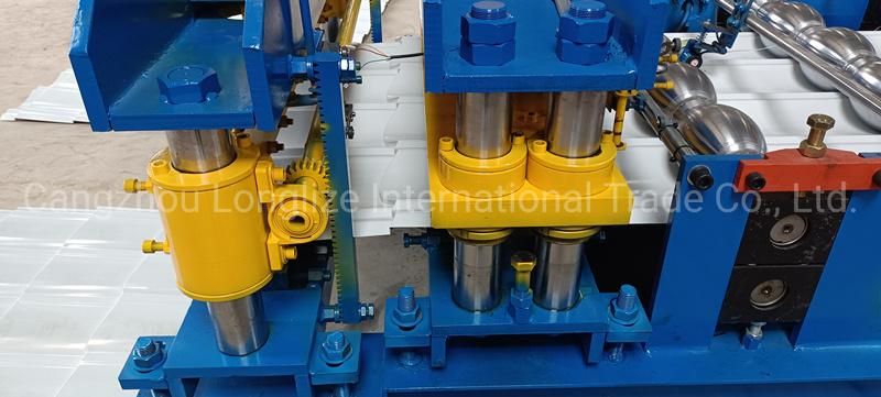 South Africa Glazed Tile Color Steel Roof Panel Roll Forming Machine