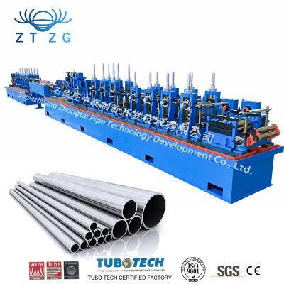 Black Steel Tube Production Line Round Square Pipe Making Machine Rectangular ERW Pipe Mill