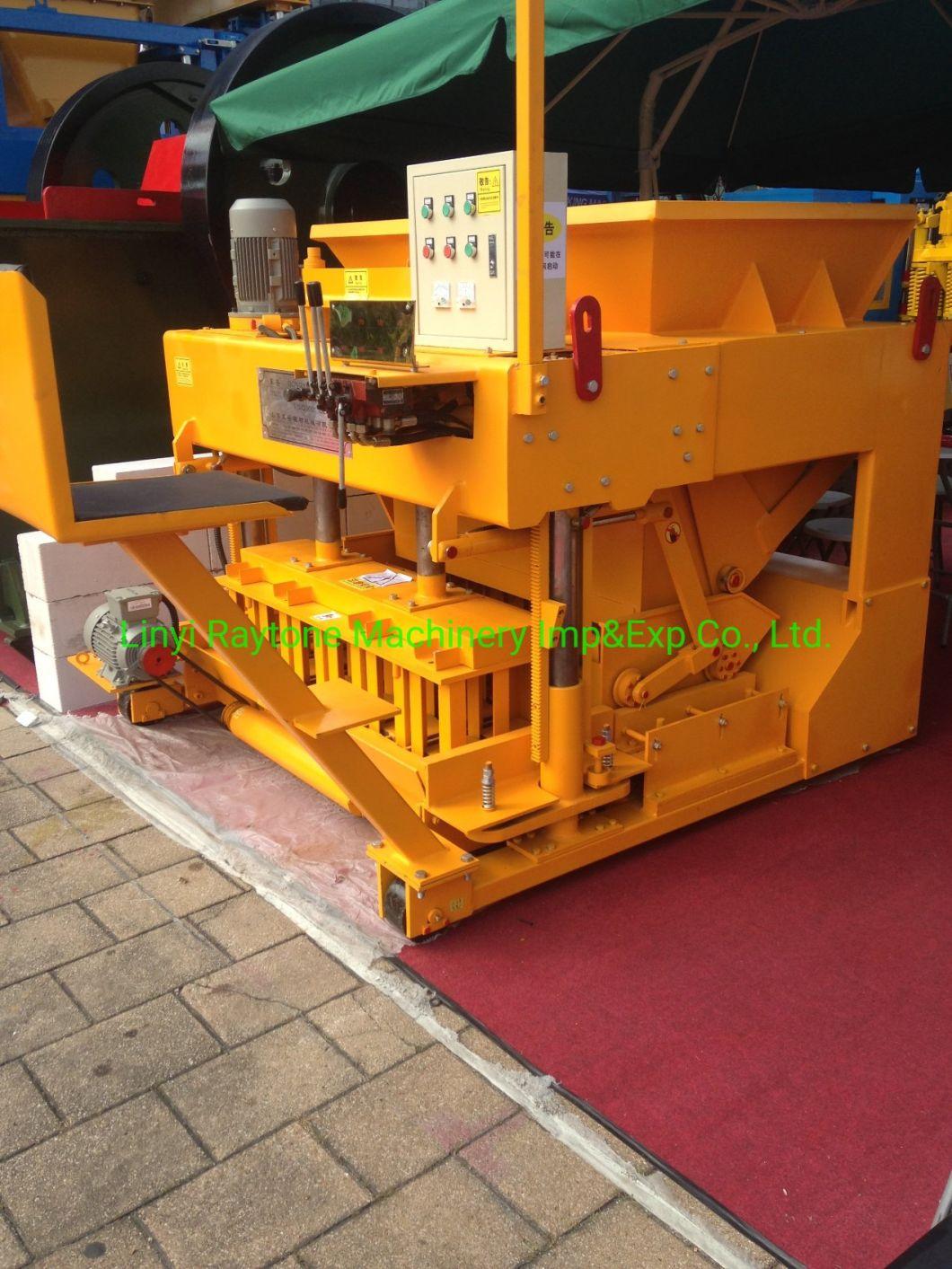 Qtm4-45 Mobile Brick Plant Manual Block Machine for Sale Cheap Brick Machines