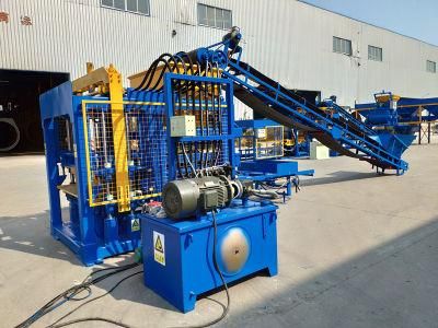 Qt 8-15 Block Making Machine for Construction Use, Making Concrete Block, Cement Block, Paver Block, Curb Stone Block etc. Block Moulding Machine