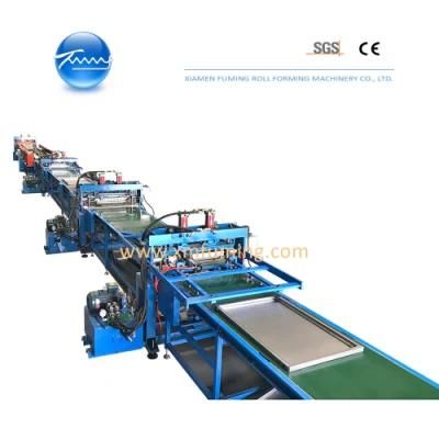 SGS Gi, PPGI, Color Steel Fuming Container Shelving Rack Machine