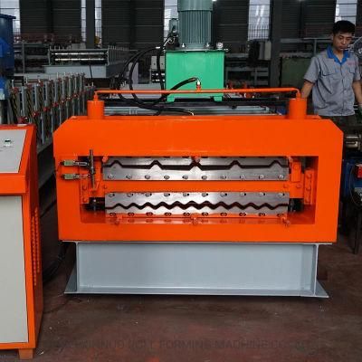 Double Layer Roofing Panel Roll Forming Machine /Tile Making Machinery