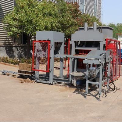 Cy4-10 Interlocking Compressed Earth Stabilised Soil Block Machine for House and Water Tank Construction