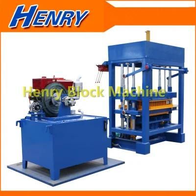 Qtj4-30 Small Scale Concrete Block Making Machine