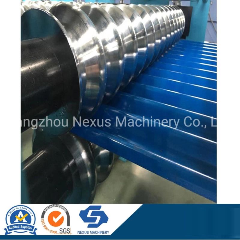 550 MPa Metal Roofing Sheet Making Steel Roof Panel Corrugated Roll Forming Machine
