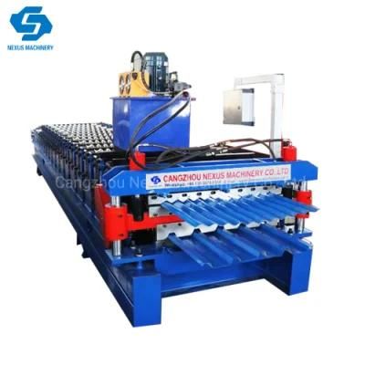 Ibr&amp; Corrugated Roofing Sheet Double Layer Roof Panel Roll Forming Machine