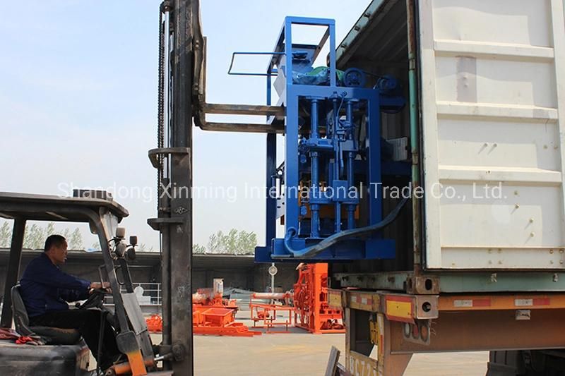 Cement Plant Qt40-1 Cement Brick Making Machine Hollow Block Stone Machines for Zambia