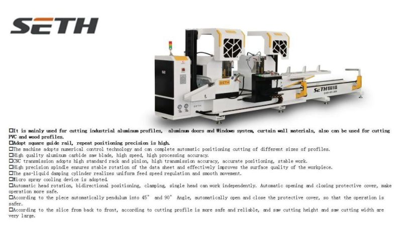 Window Making Machine CNC Machine Mitre Saw Aluminum Profile Cutting Machine with CE Certificate