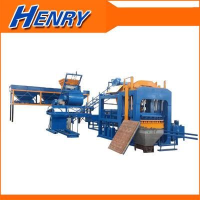 Henry Qt10-15 Zenith Block Machine Full Automatic Block Paver Making Machine