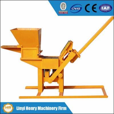 Cheap and Useful Small Manual Brick Making Machine Hr1-30 for Earth Clay Interlocking Press Brick