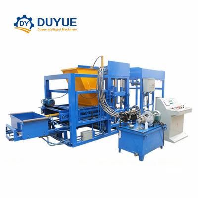 Qt4-25 Concrete Hollow Interlocking Paving Block Brick Making Machine