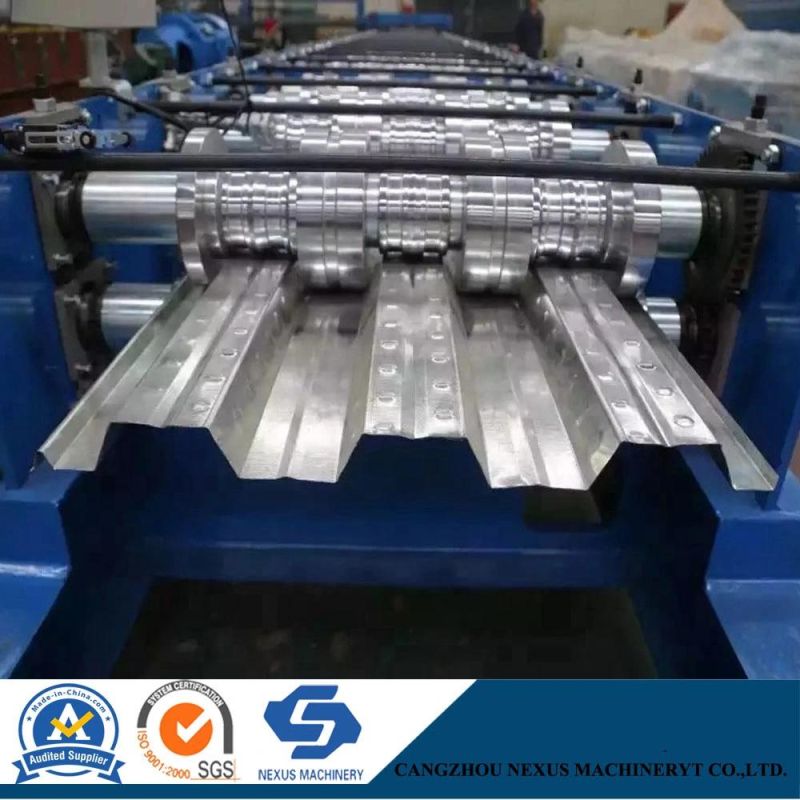 Galvanized Sheet Automatic Floor Deck Machine Floor Decking Roll Formig Machine