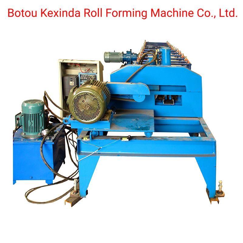 C Z Purlin Roll Forming Machine Flying Saw Cutting Steel Roofing