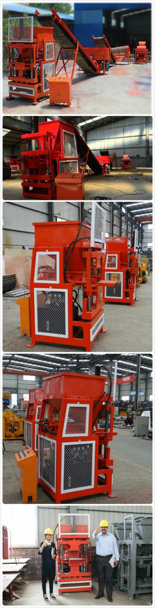 Hr2-10 Automatic Hydraulic Hollow Lego Interlocking Block Making Machine Clay Brick Making Machine in Afirca