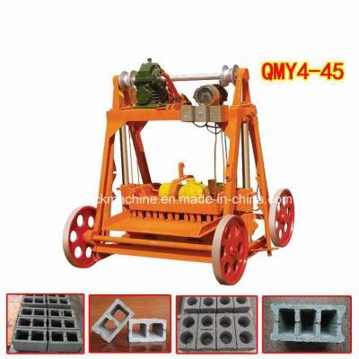 Small Mobile Concrete Hollow Block Making/Molding Machine