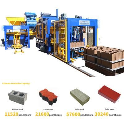 Qt6-15 Paving Block Molding Machine in Zambia Price Qt6 15 Fully Automatic Block Machine