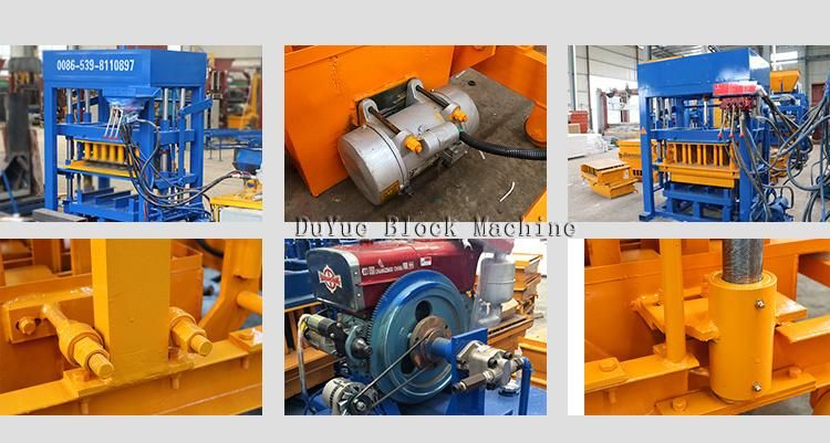 Qt4-30 Hydraulic Press Block Machine Semi Automatic Concrete Brick Making Machine Price Hollow Block Making Machine