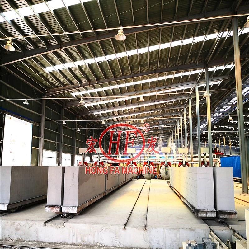 Guangxi Hongfa Germany Ytong Fully Automatic Aerated Autoclaved Concrete Brick Making Machine Alc Panel AAC Block Plant in Building Material Machinery